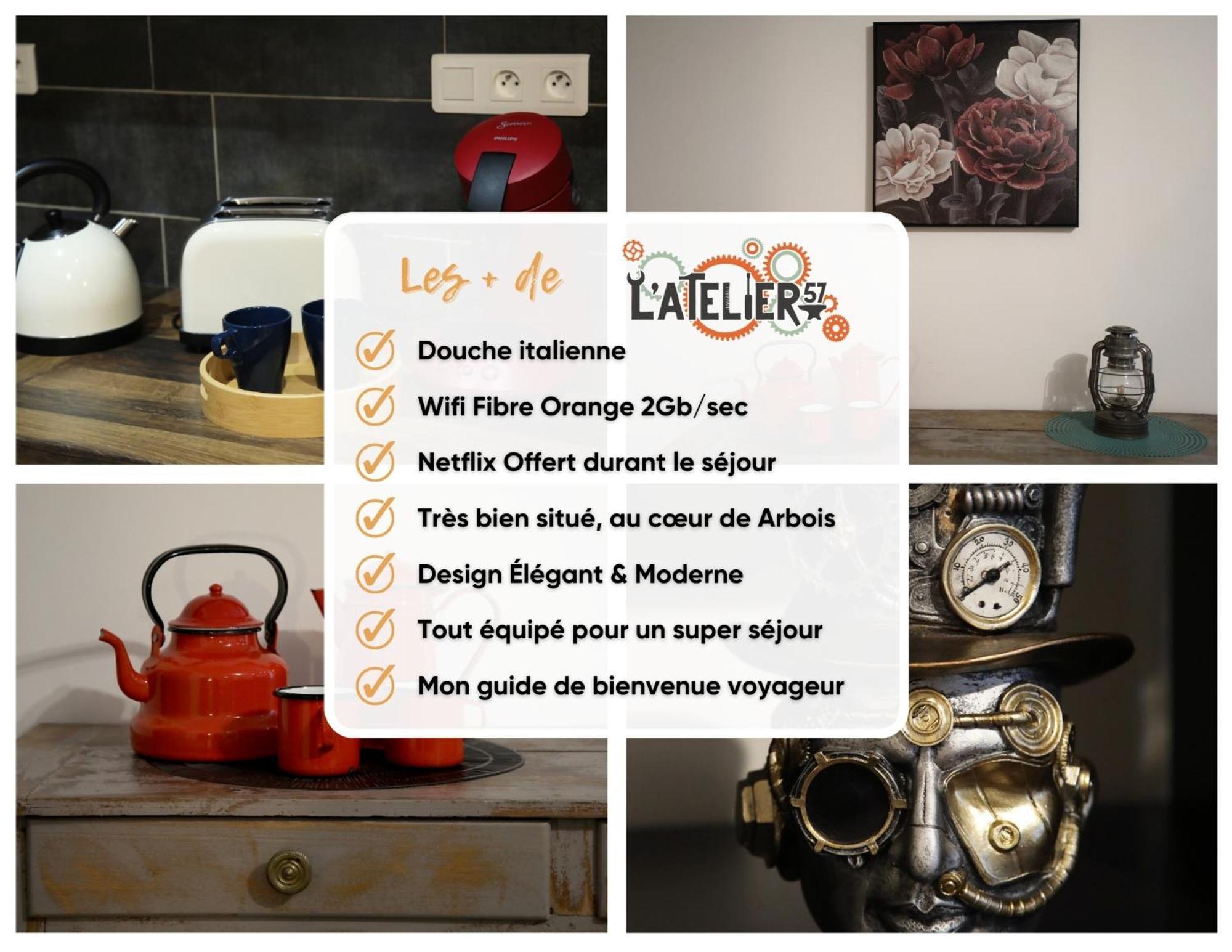 L'atelier 57 - Votre Meublé Authentique ! Appartement