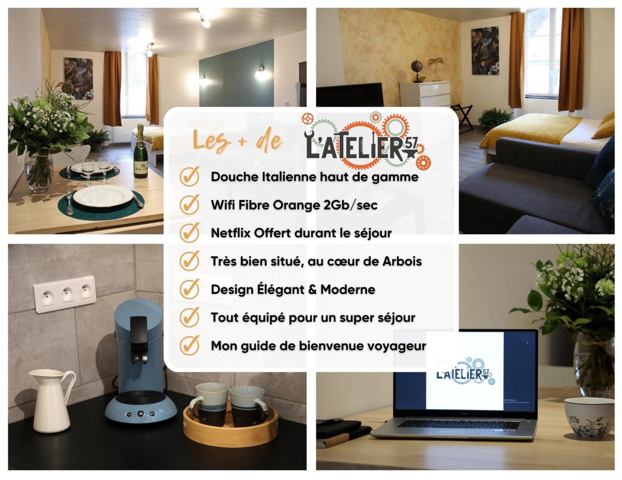 Appartement L'atelier 57 - Votre Meublé Authentique ! Arbois